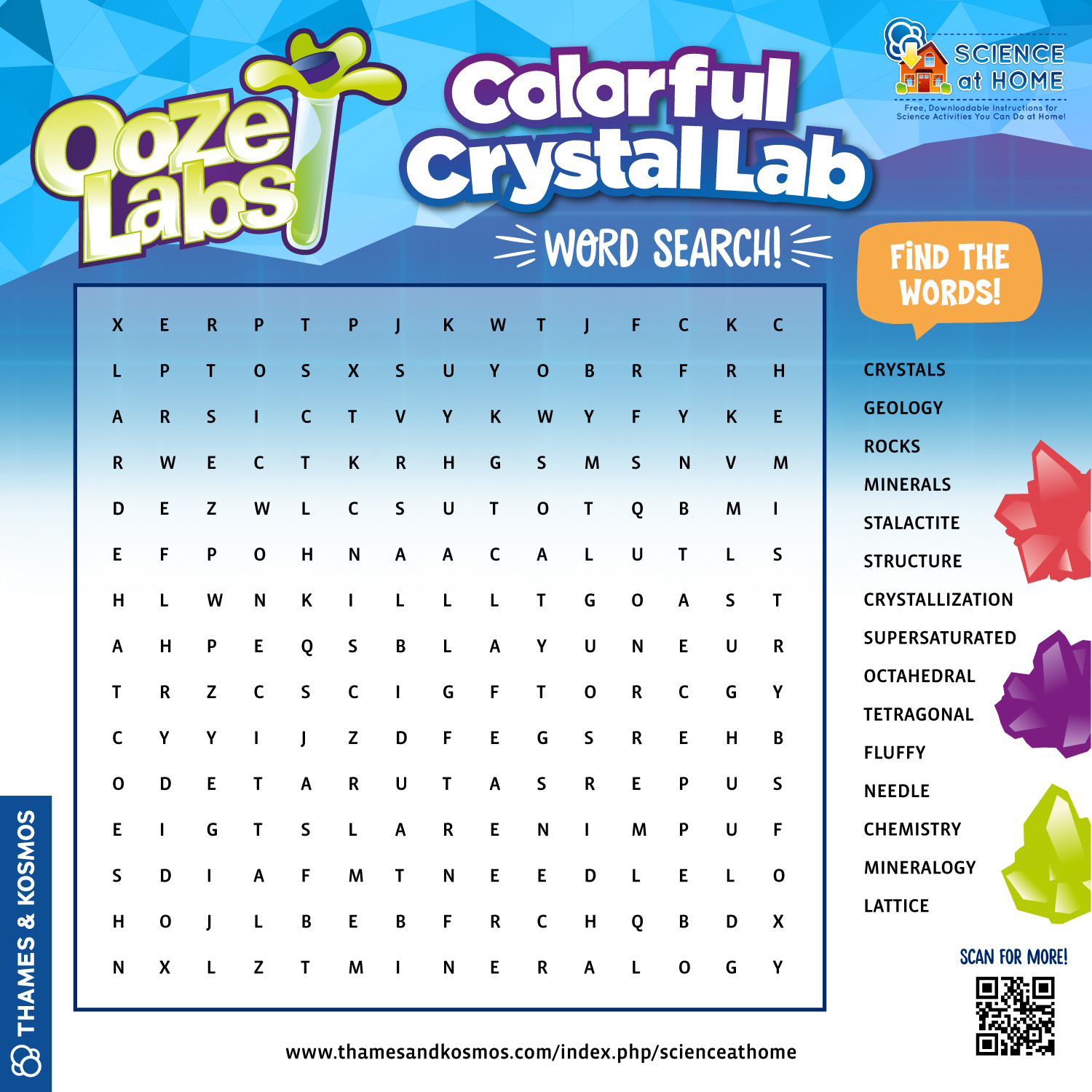 oozelabscrystal wordsearch