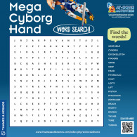 Mega Cyborg Hand Word Search (ACTIVITY) Mega Cyborg Hand Word Search (ACTIVITY)