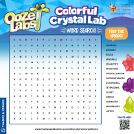 Ooze Labs Colorful Crystal Lab Word Search (ACTIVITY) Ooze Labs Colorful Crystal Lab Word Search (ACTIVITY)